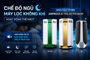 chế độ ngủ máy lọc không khí hoạt động thế nào